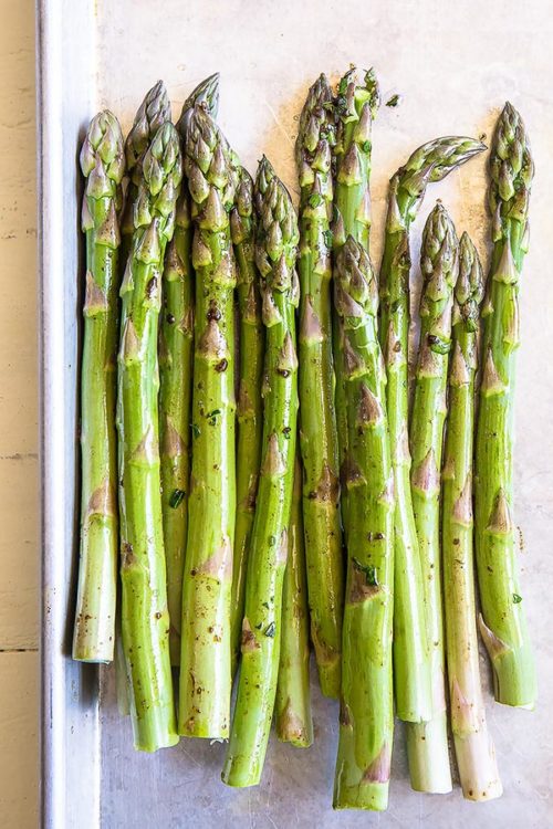 Asparagus takes mere minutes to cook. So keep a close eye on them! #grilledvegetables #vegetablemedley #mixedvegetables #sidedish #potluck #busycooks