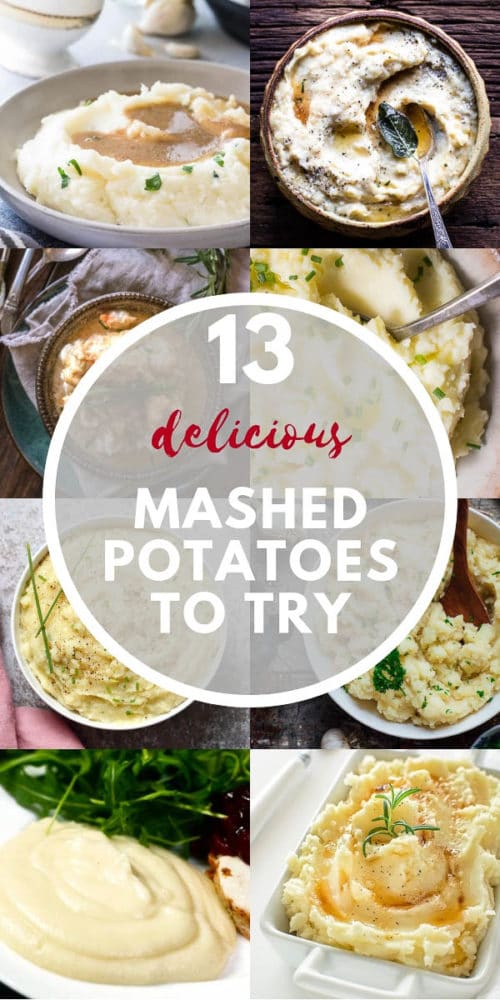 Ultimate mashed potatoes recipe collection. From classic to fancy, from stovetop to crockpot to pressure cooker, from fluffy to creamy, from vegan to loaded, there's every type of mashed potatoes one could request! #mashedpotatoes #sidedish #ThanksgivingSides
