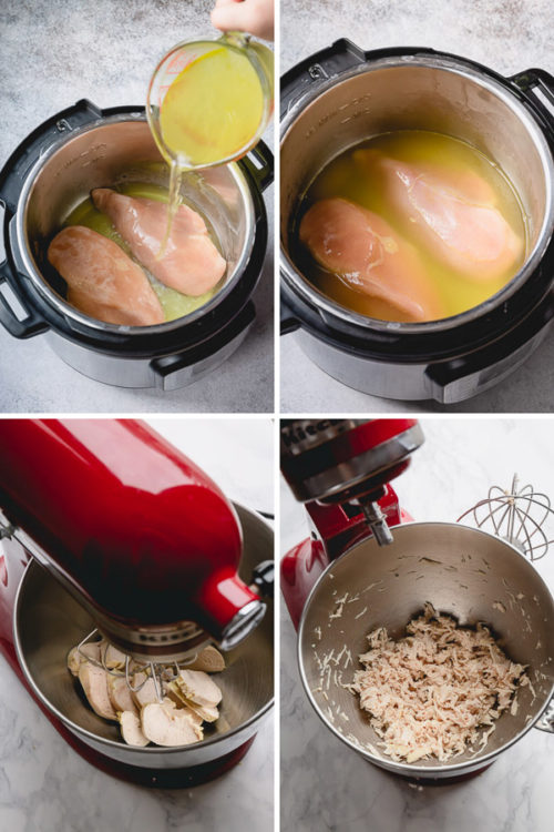 How to cook frozen chicken breasts in Instant Pot, step by step. Juicy flavorful chicken guaranteed! #frozenchickenbreast #InstantPotrecipe #Instantpotchicken