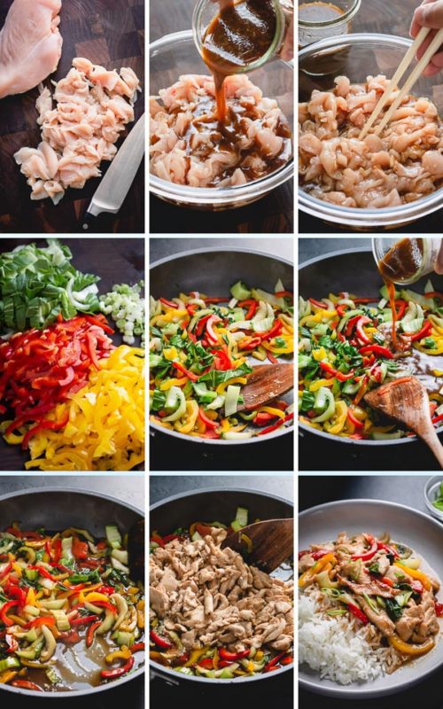 Steps to make a Chinese Stir Fry