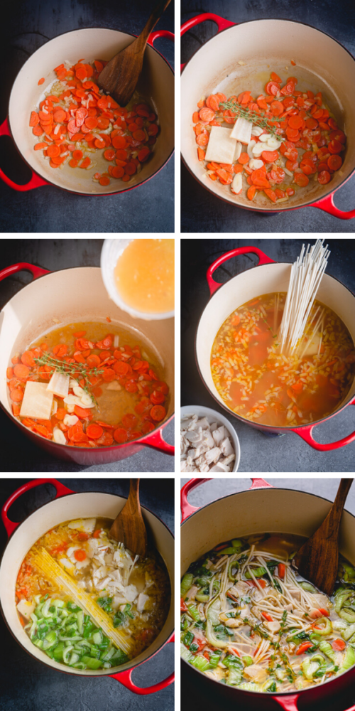 Step by Step guide to the quickest Chicken Noodle Soup