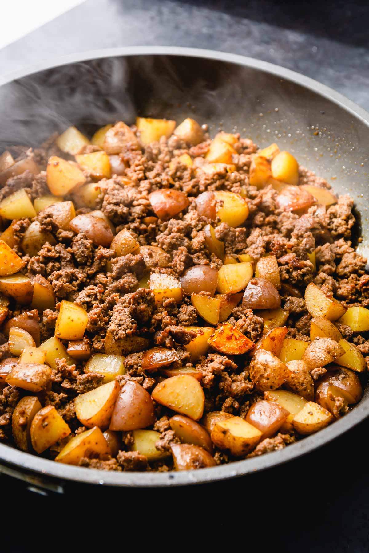 Ground Beef and Potatoes Hash - Busy Cooks