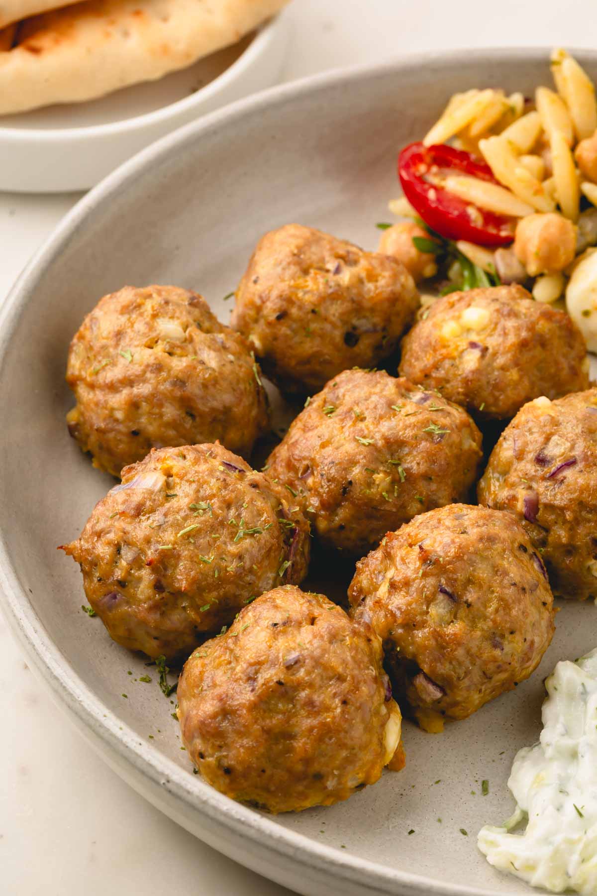 Greek Lamb Meatballs - Busy Cooks